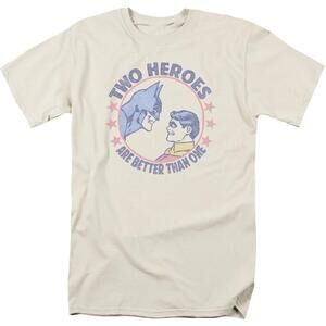 Batman And Robin Two Heroes Are Better Than One Dc Comics Tshirt